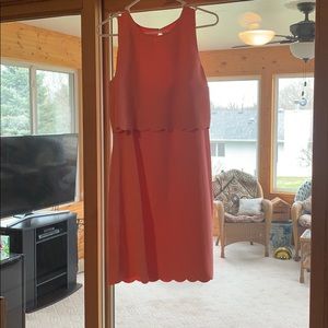 Coral dress
